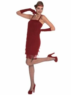 Red Flapper Adult Costume