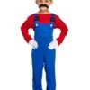 Red Super Plumber Child Fancy Dress Costume 1 Red Super Plumber Child Fancy Dress Costume -PartyVibe Store Red Super Plumber Child Fancy Dress Costume
