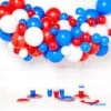 Red, White & Blue DIY Balloon Garland Kit -PartyVibe Store Red White Blue DIY Balloon Garland Kit