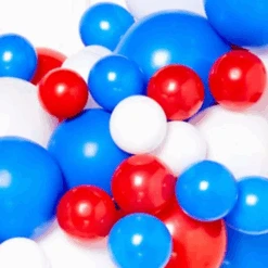 Red, White & Blue DIY Balloon Garland Kit -PartyVibe Store Red White Blue DIY Balloon Garland Kit 2