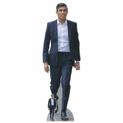 Prime Minister Rishi Sunak Cardboard Cutout – 172cm FREE Mini Tabletop Cutout – Next Day Delivery