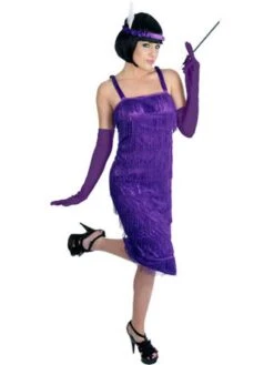 Roaring 20’s Purple Flapper Costume