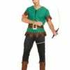 Robin Hood Adult Fancy Dress Costume -PartyVibe Store Robin Hood Adult Costume