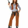 Rodeo Girl Adult Costume -PartyVibe Store Rodeo Girl Adult Costume