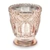 Rose Gold Glass Candle Holder – 8cm (Pk 4) -PartyVibe Store Rose Gold Glass Candle Holder 8cm