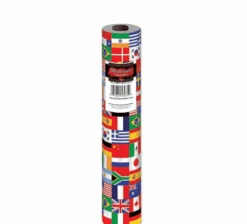 International Flag Plastic Table Banqueting Roll – 30m