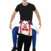 Sinister Clown Piggy Back Costume -PartyVibe Store Sinister Clown Piggy Back