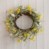 Yellow Spring Blossom Door Wreath -PartyVibe Store Spring Blossom Yellow Wreath 1