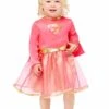 Supergirl Pink Toddler & Baby Costume -PartyVibe Store Supergirl Pink