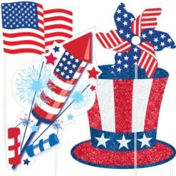 USA Photo Booth Props (Pk 21) -PartyVibe Store USA Photo Booth Props 3