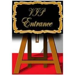 VIP Sign Cardboard Cutout – 116cm
