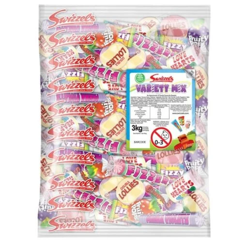 Swizzels Variety Mix Bulk Bag – 3kg