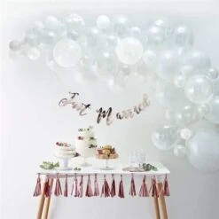 White Balloon Arch 7 White Balloon Arch -PartyVibe Store White Balloon Arch 1