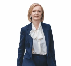 Liz Truss Lifesize Cardboard Cutout – 1.68m FREE Mini Tabletop Cutout – Next Day Delivery -PartyVibe Store liz truss 1 1