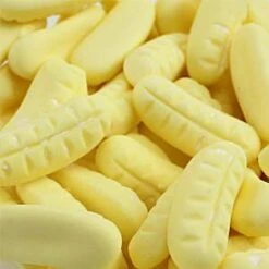 Mini Foam Banana Sweets – 2kg -PartyVibe Store mini foam banana bulk bag