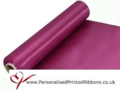 Rose Pink Extra Wide Satin Ceremonial Ribbon 290mm – 20 Metre Roll