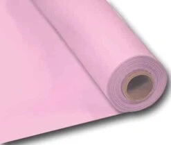 Baby Pink Banqueting Plastic Table Roll For Party Trestle Tables – 30m